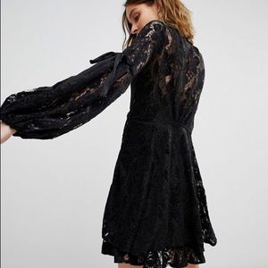 - Free People Ruby Lace Mini Dress